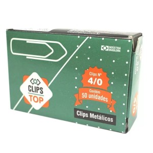 CLIPS GALVANIZADOS N 4/0 C/50 UN - CLIPS TOP