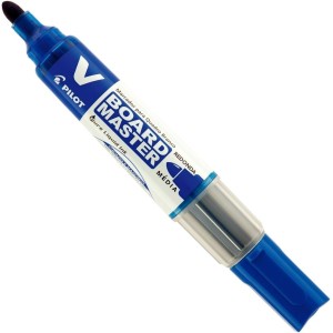 MARCADOR PINCEL QUADRO BRANCO RECARREGAVEL AZUL