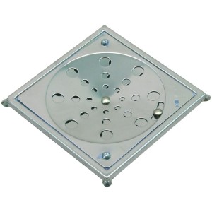 GRELHA GIRATORIA INOX QUADRADA 15CM REIS INOX