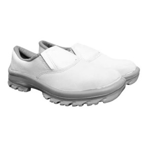 SAPATO DE SEGURANCA COURO BRANCO 39 CARTOM