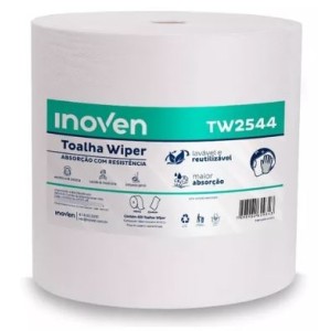 PANO WIPER  (44CM X 25CM) 450 PANOS  COR BRANCA  - INOVEN