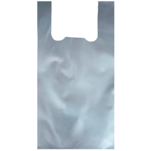 SACOLA CAMISETA 40X50 PRATA