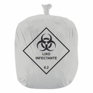 SACO PARA LIXO INFECTANTE 200L BRANCO- BIG PRIME
