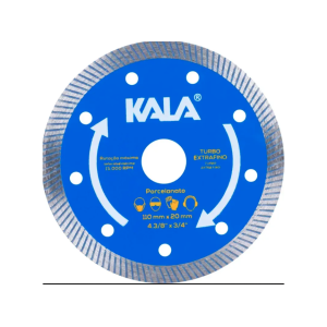 DISCO DIAMANTADO LISO 110X20MM - KALA