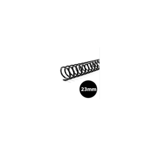 ESPIRAL ENCADERNACAO 23MM PLASTICO CAP.140FLS 