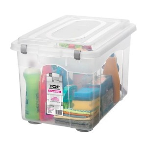 CAIXA ORGANIZADORA 56 LITROS TRANSPARENTE