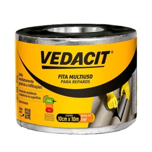 FITA ADESIVA MULTIUSO 10CMX10M VEDACIT