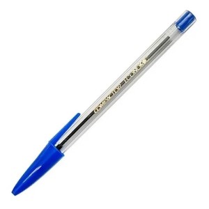CANETA ESFEROGRAFICA ECONOMICA AZUL COMPACTOR