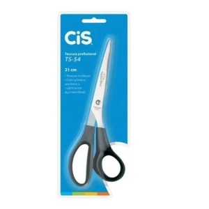 TESOURA ACO INOX CABO PLASTICO 21CM CIS