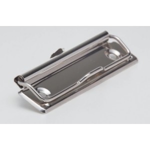 CLIP / PRESILHA PARA PRANCHETAS - PORTA BLOCO - NIQUELADA - 70 MM