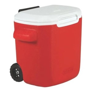 CAIXA TERMICA P. 15,1 LITROS VERMELHA COM RODAS