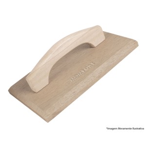 DESEMPENADEIRA MADEIRA PARA ACABAMENTO 12,5 X 7,5CM VONDER