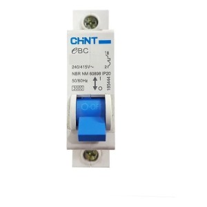 DISJUNTOR MONOPOLAR DIN CURVA C 16A 3KA CHINT