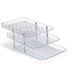 ORGANIZADOR DE ESCRITORIO TRIPLO - MAXCRIL