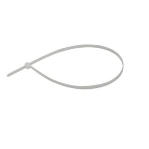 ABRACADEIRA NYLON BRANCA 4,8 X 300MM - FERTAK